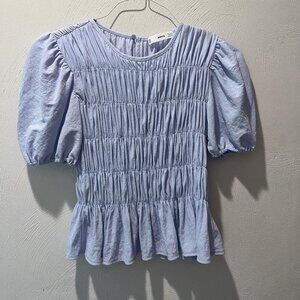 Mango Ruched detail T-shirt